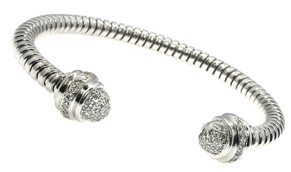 1.20ct Diamond  Double Headed Bangle