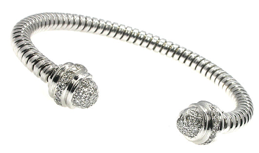 1.20ct Diamond  Double Headed Bangle