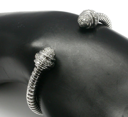 1.20ct Diamond  Double Headed Bangle