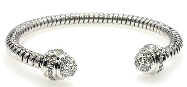 1.20ct Diamond  Double Headed Bangle