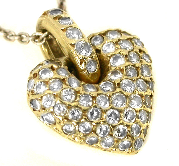 1.20ct Diamond Heart Pendant