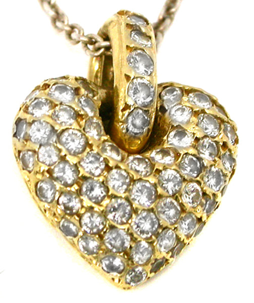 1.20ct Diamond Heart Pendant