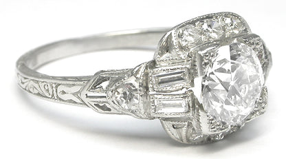 1.21ct Diamond Platinum Engagement Ring