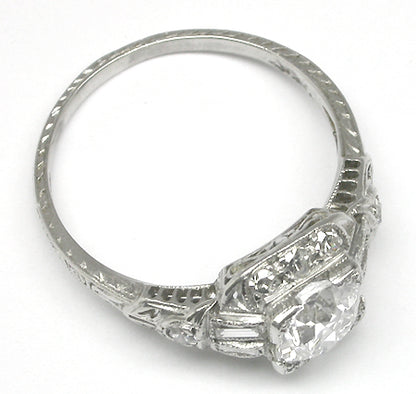 1.21ct Diamond Platinum Engagement Ring