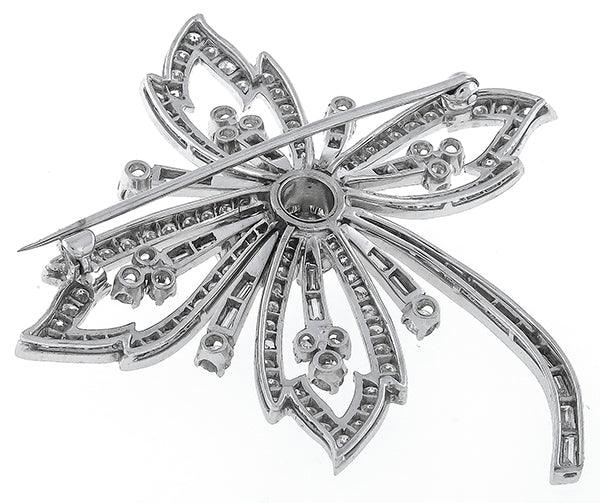 1.23ct Center Diamond 5.00ct Diamond Pin