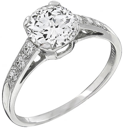 1.23ct Diamond Engagement Ring