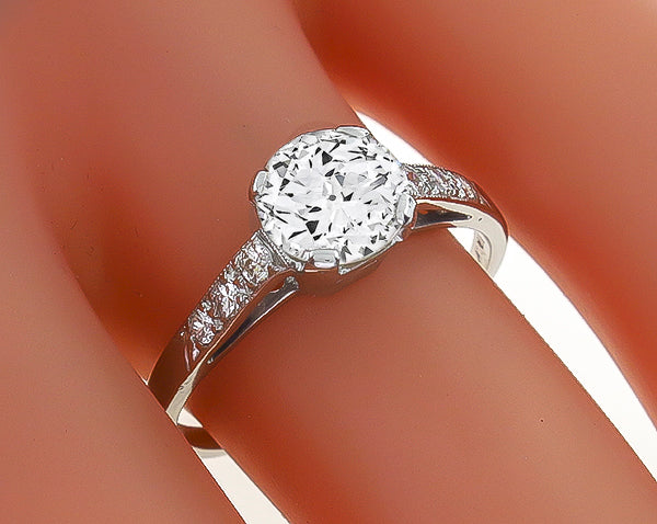 1.23ct Diamond Engagement Ring