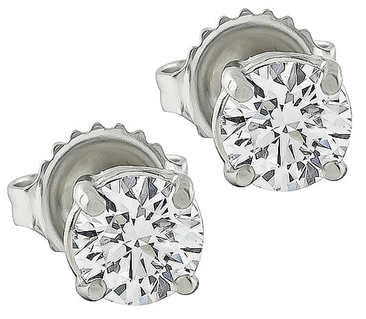 1.24ct Diamond Stud Earrings