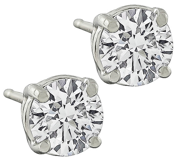 1.24ct Diamond Stud Earrings