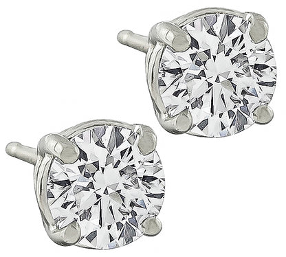 1.24ct Diamond Stud Earrings