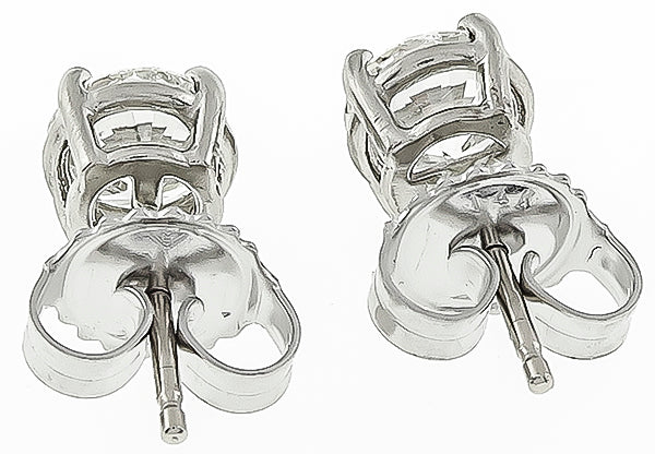 1.24ct Diamond Stud Earrings
