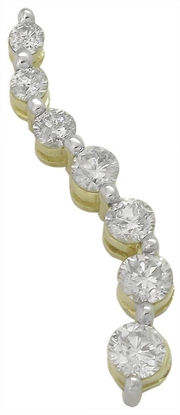 1.25ct Diamond 14k Gold Pendant