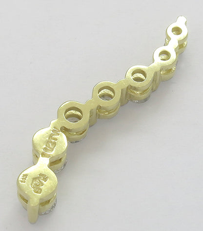 1.25ct Diamond 14k Gold Pendant