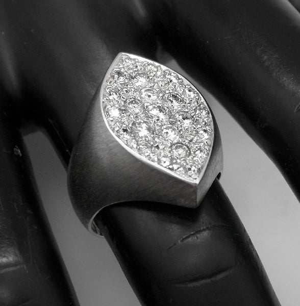 1.25ct Diamond Cluster  Gold Ring