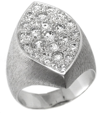 1.25ct Diamond Cluster  Gold Ring