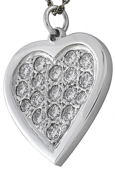 1.25ct Diamond Heart Pendant