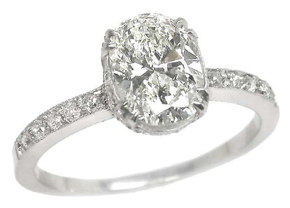 1.25ct Diamond Platinum Engagement Ring