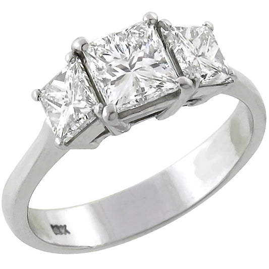 1.25ct Princess Cut Diamond Anniversary  Ring