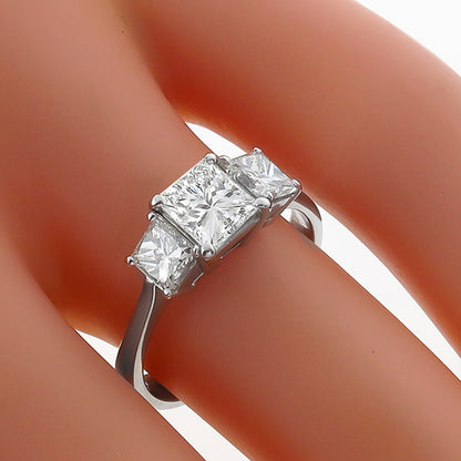 1.25ct Princess Cut Diamond Anniversary  Ring