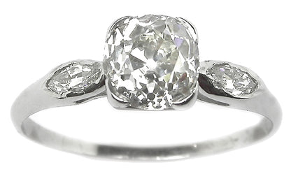 1.26ct Diamond Platinum Engagement Ring