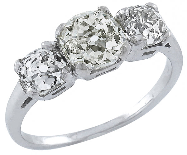 1.28ct Natural Fancy Yellow Diamond 0.70ct Diamond Anniversary Ring