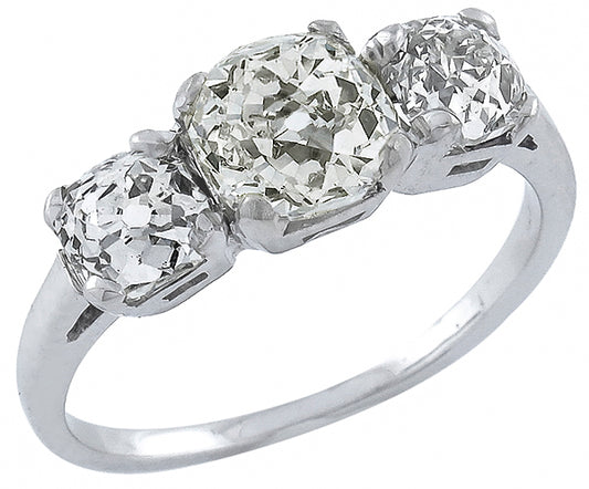 1.28ct Natural Fancy Yellow Diamond 0.70ct Diamond Anniversary Ring