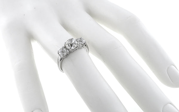 1.28ct Natural Fancy Yellow Diamond 0.70ct Diamond Anniversary Ring