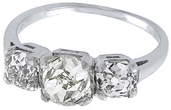 1.28ct Natural Fancy Yellow Diamond 0.70ct Diamond Anniversary Ring