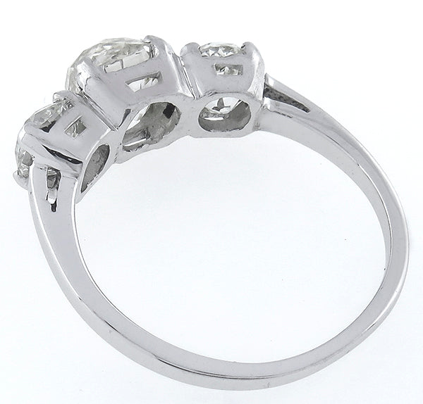 1.28ct Natural Fancy Yellow Diamond 0.70ct Diamond Anniversary Ring