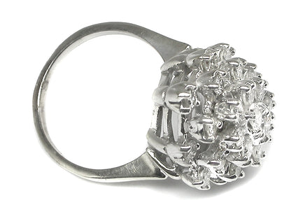 1.30ct  Diamond 18k White Gold Cocktail Ring