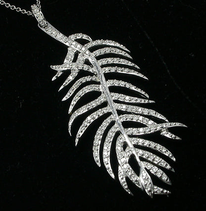 1.30ct Diamond Fern Pendant