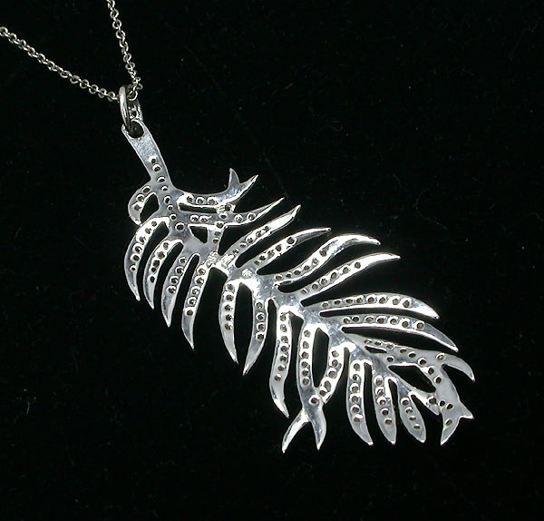 1.30ct Diamond Fern Pendant