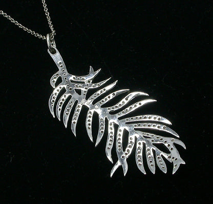 1.30ct Diamond Fern Pendant