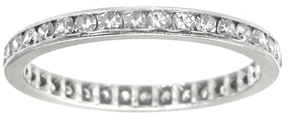 1.30ct Diamond Platinum Eternity Wedding Band