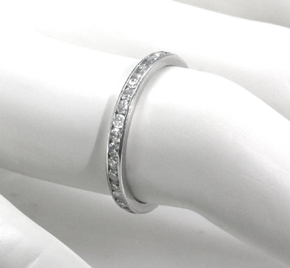 1.30ct Diamond Platinum Eternity Wedding Band