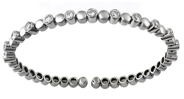 1.32ct Diamond Gold Bangle