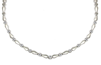 1.35ct Diamond 14k White Gold Necklace