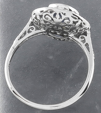 1.35ct Sapphire 0.43ct Diamond Ring