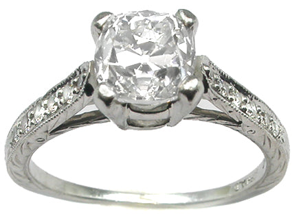 1.36ct Diamond Platinum Engagement Ring