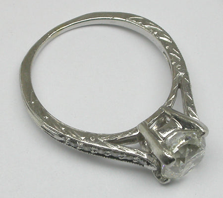 1.36ct Diamond Platinum Engagement Ring