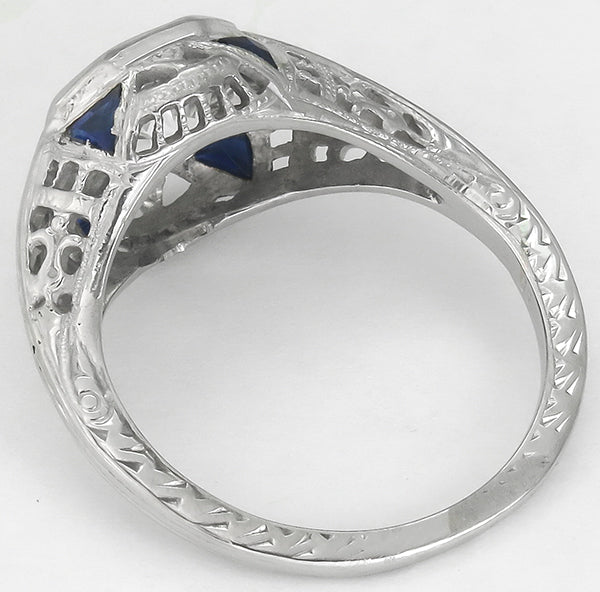 1.39ct EGL Certified F-G SI1 Diamond 14k Gold Engagement Ring