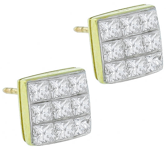 1.42ct Diamond Estate Earrings