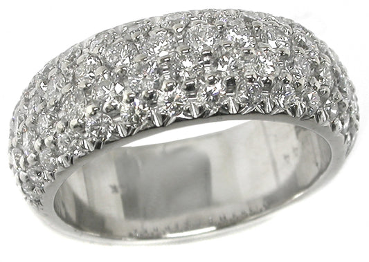 1.44ct Diamond 14k White Gold Wedding Band