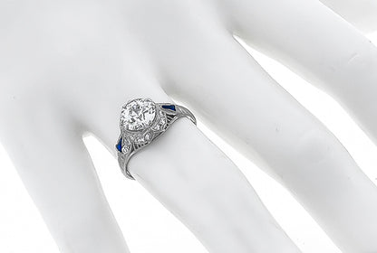 1.47ct Antique Diamond Engagement Ring