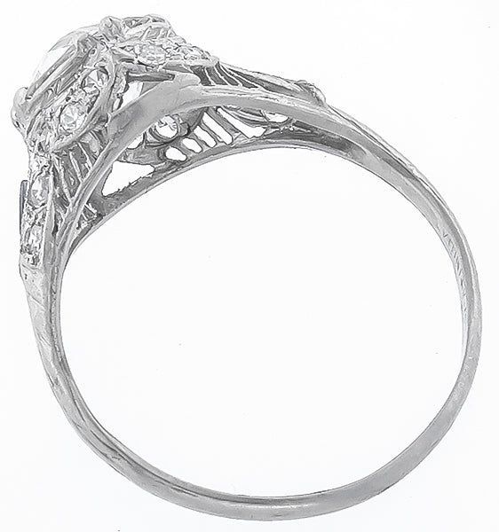 1.47ct Antique Diamond Engagement Ring