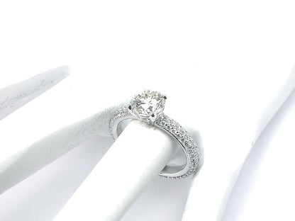 1.48ct Diamond 18k White Gold Engagement Ring