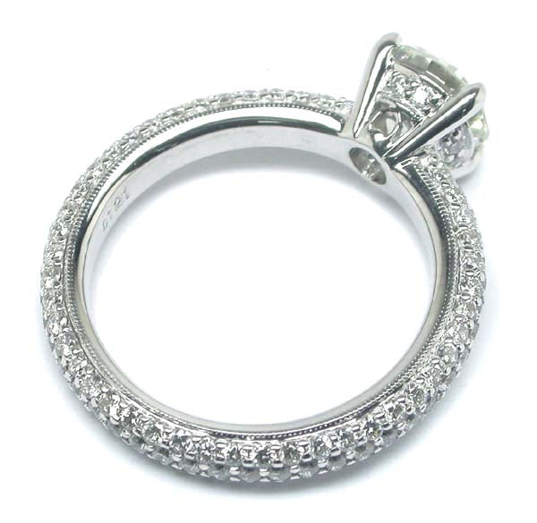 1.48ct Diamond 18k White Gold Engagement Ring