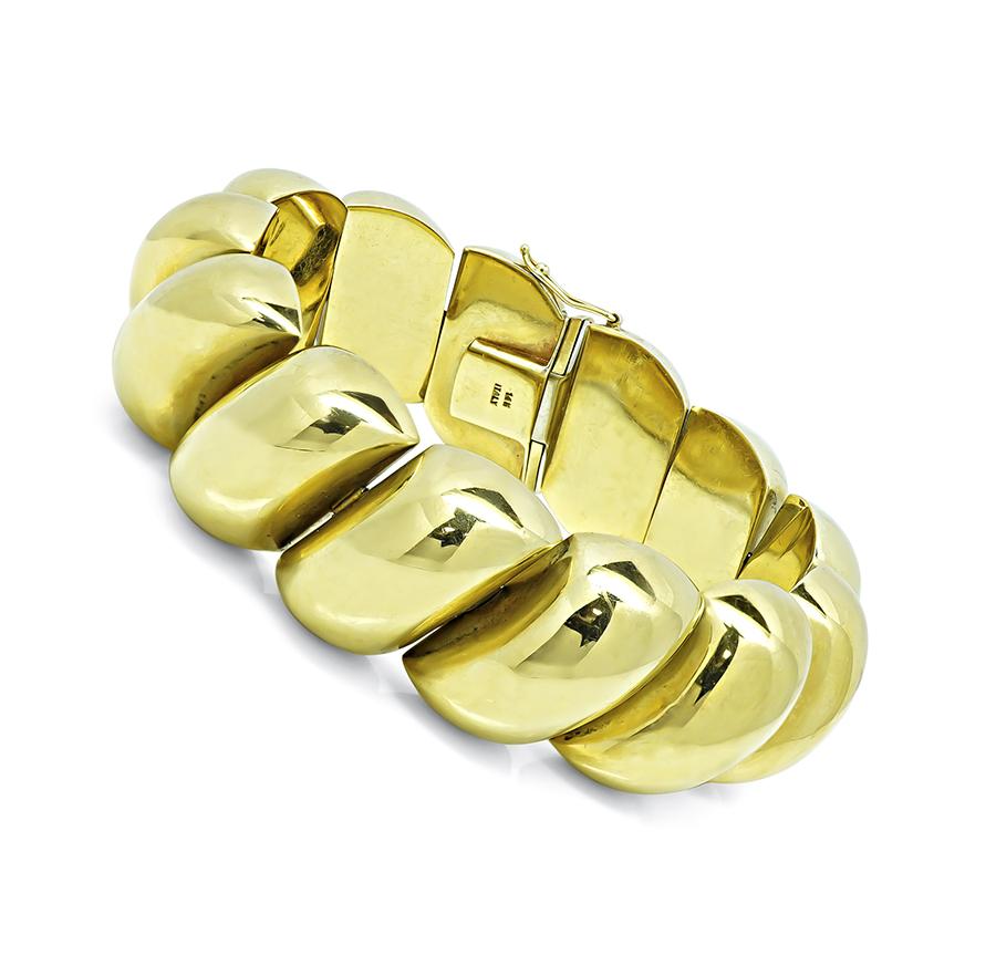Estate 14k Yellow Gold Bracelet