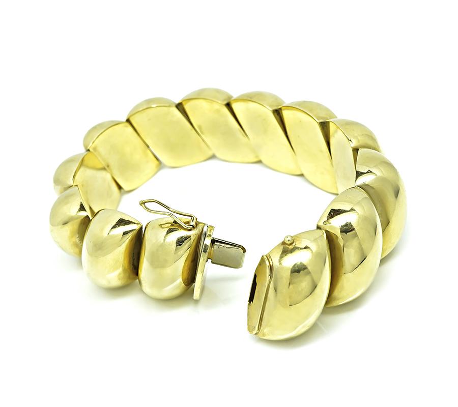 Estate 14k Yellow Gold Bracelet