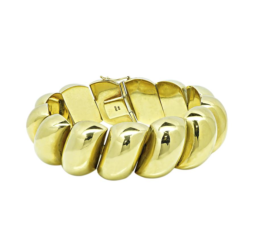 Estate 14k Yellow Gold Bracelet